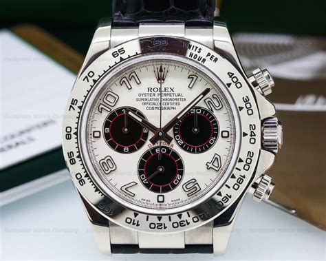 rolex daytona panda white gold